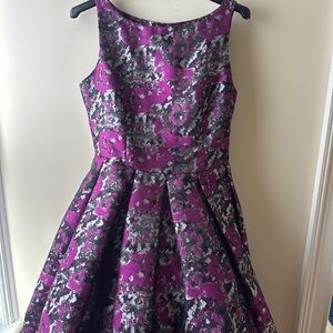 BB Dakota Dress in Purple and Black